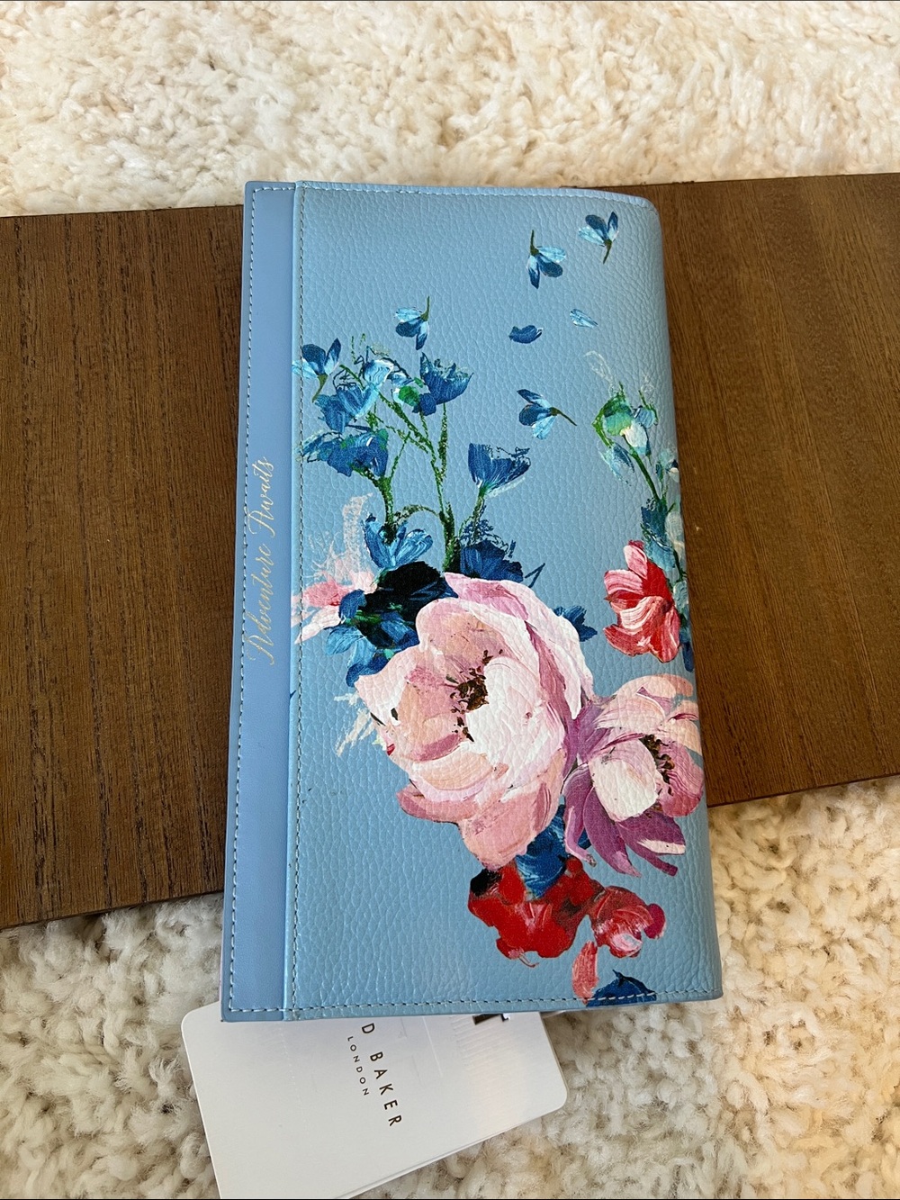 Ted Baker Travel Wallet Passport Holder 2 Piece Set - Picture 4 of 4